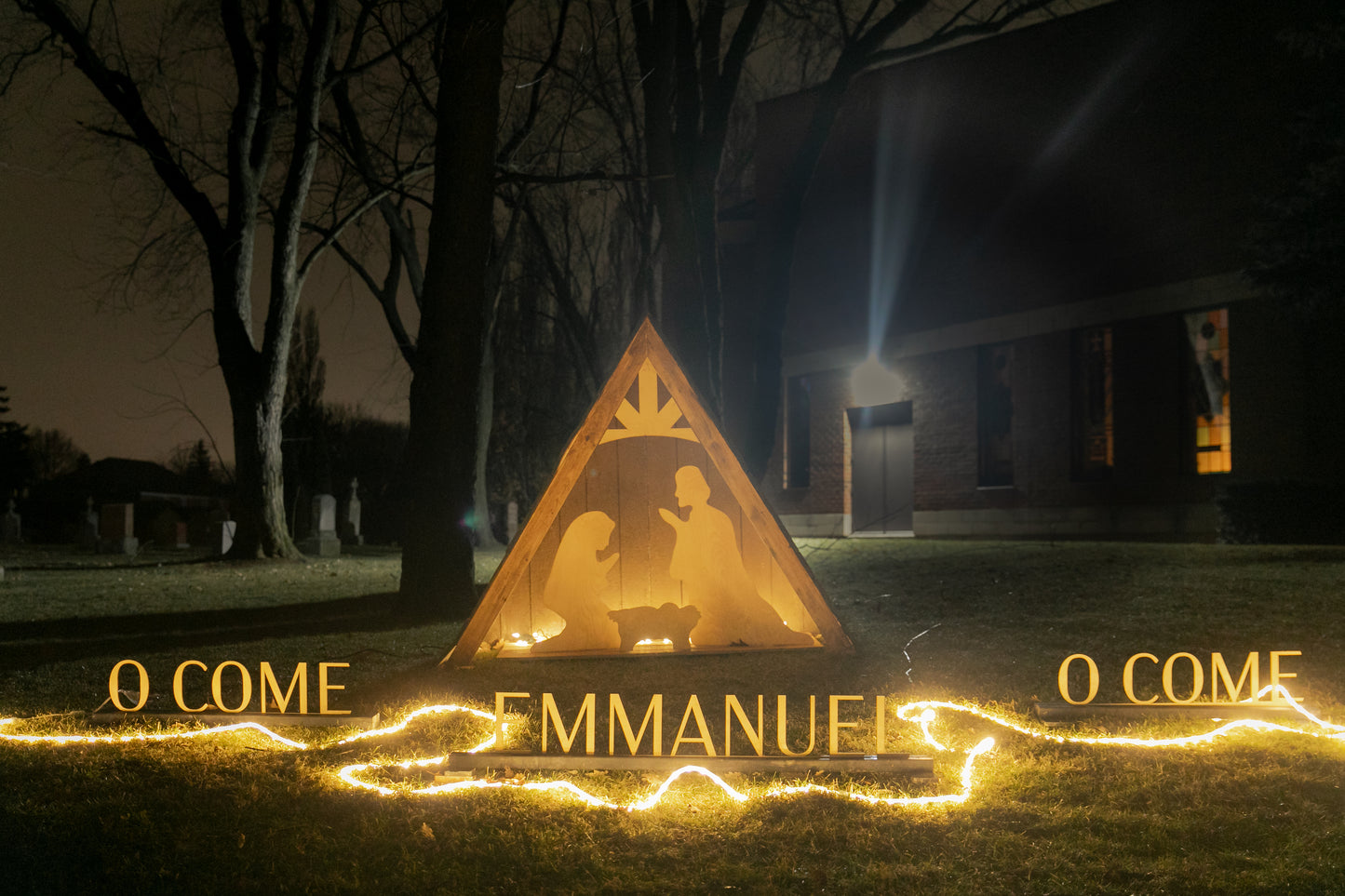 Lawn Size Nativity Scene