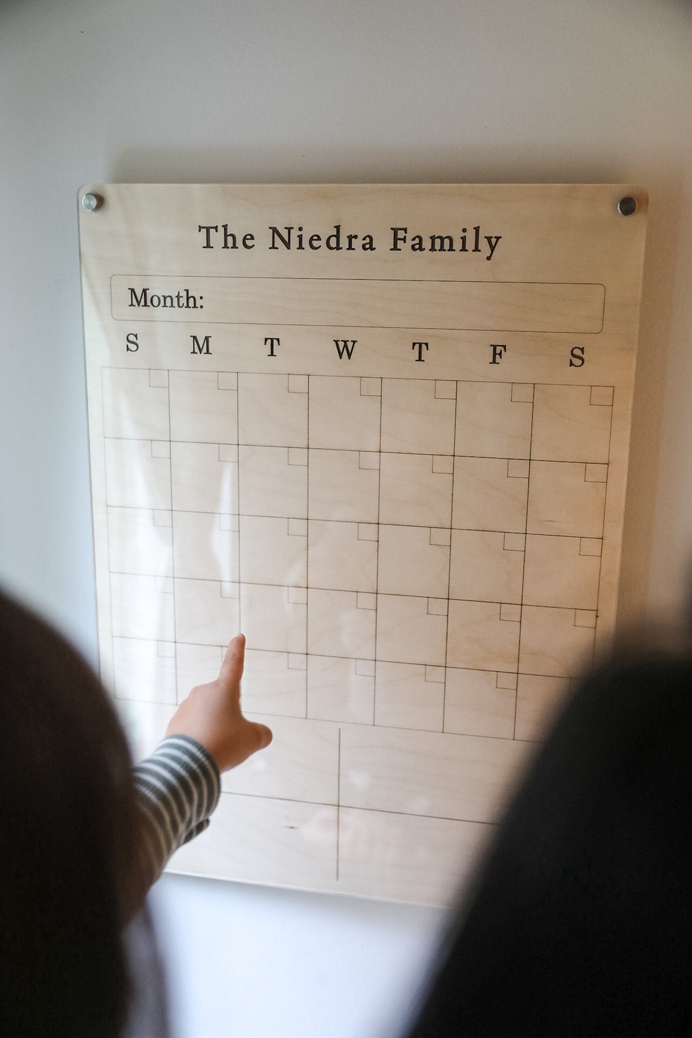 Family Name Wall Calendar