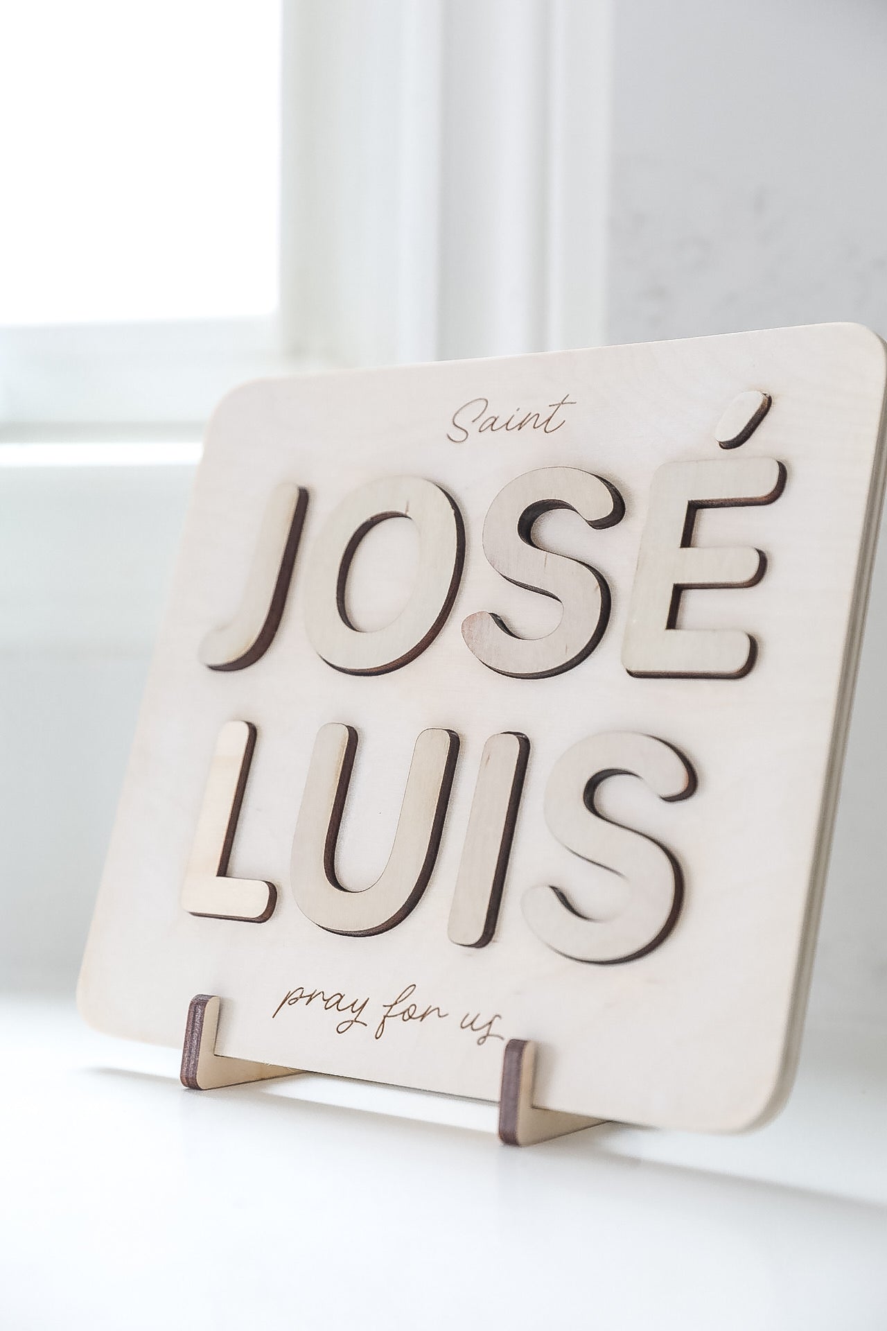Saint Name Puzzle Sign