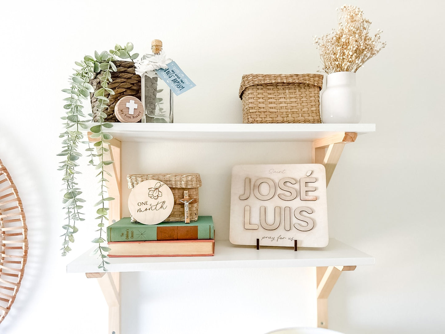 Saint Name Puzzle Sign