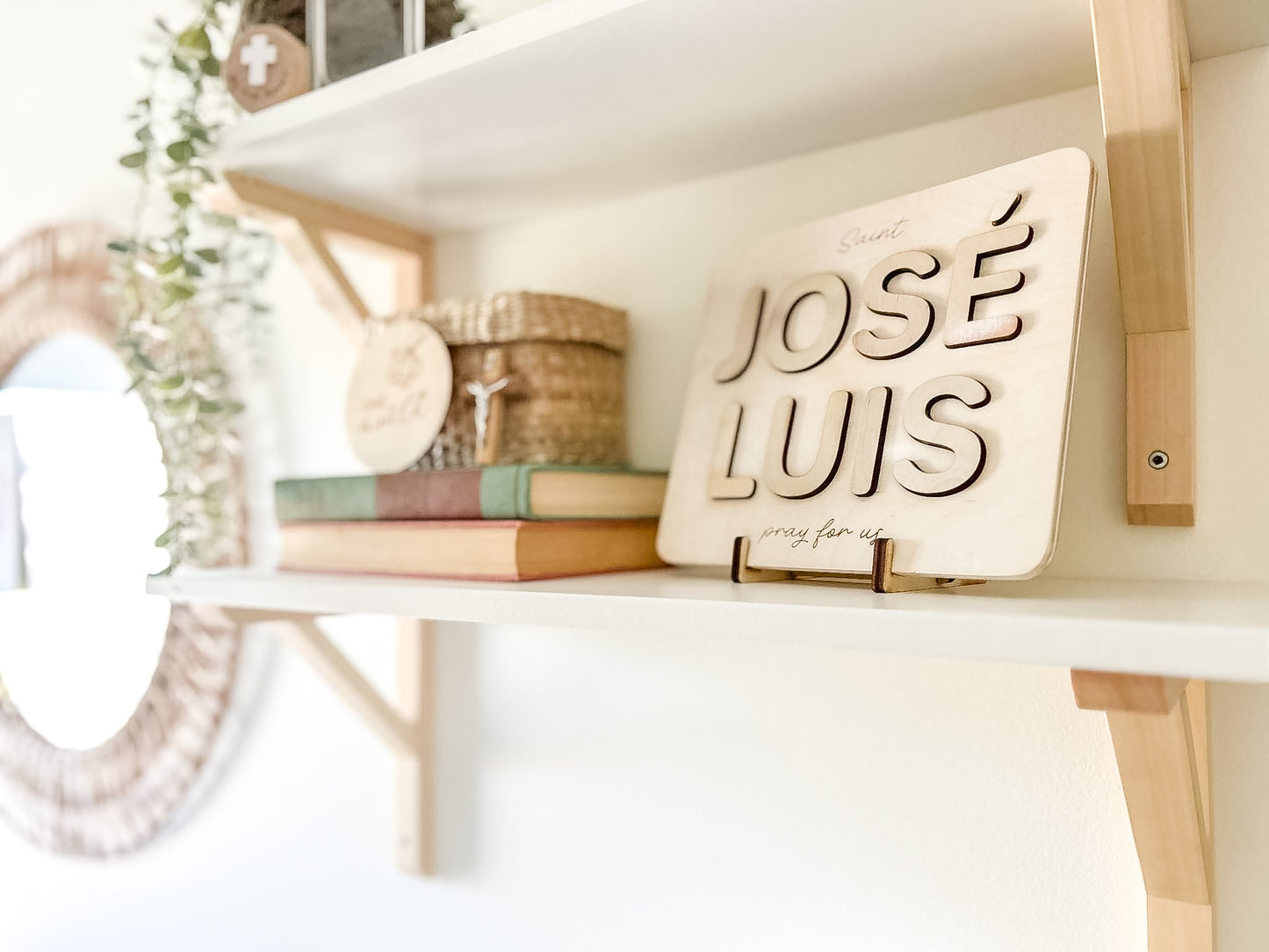 Saint Name Puzzle Sign